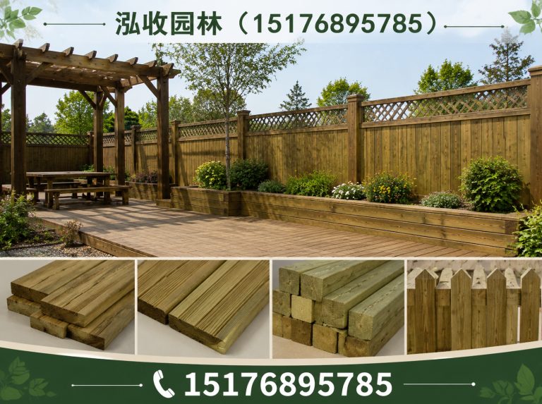 张掖防腐木凉亭展示图